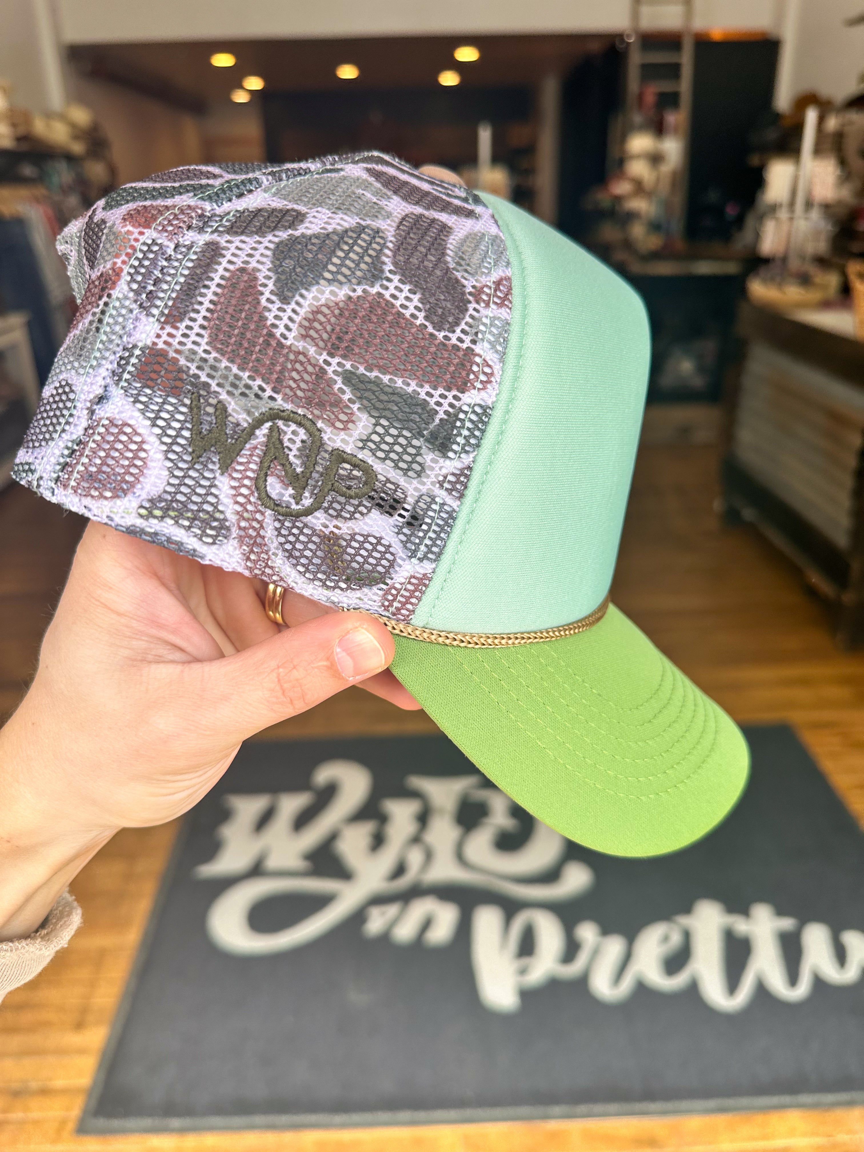 Duck Camo Wyld 'n Pretty Trucker Hat