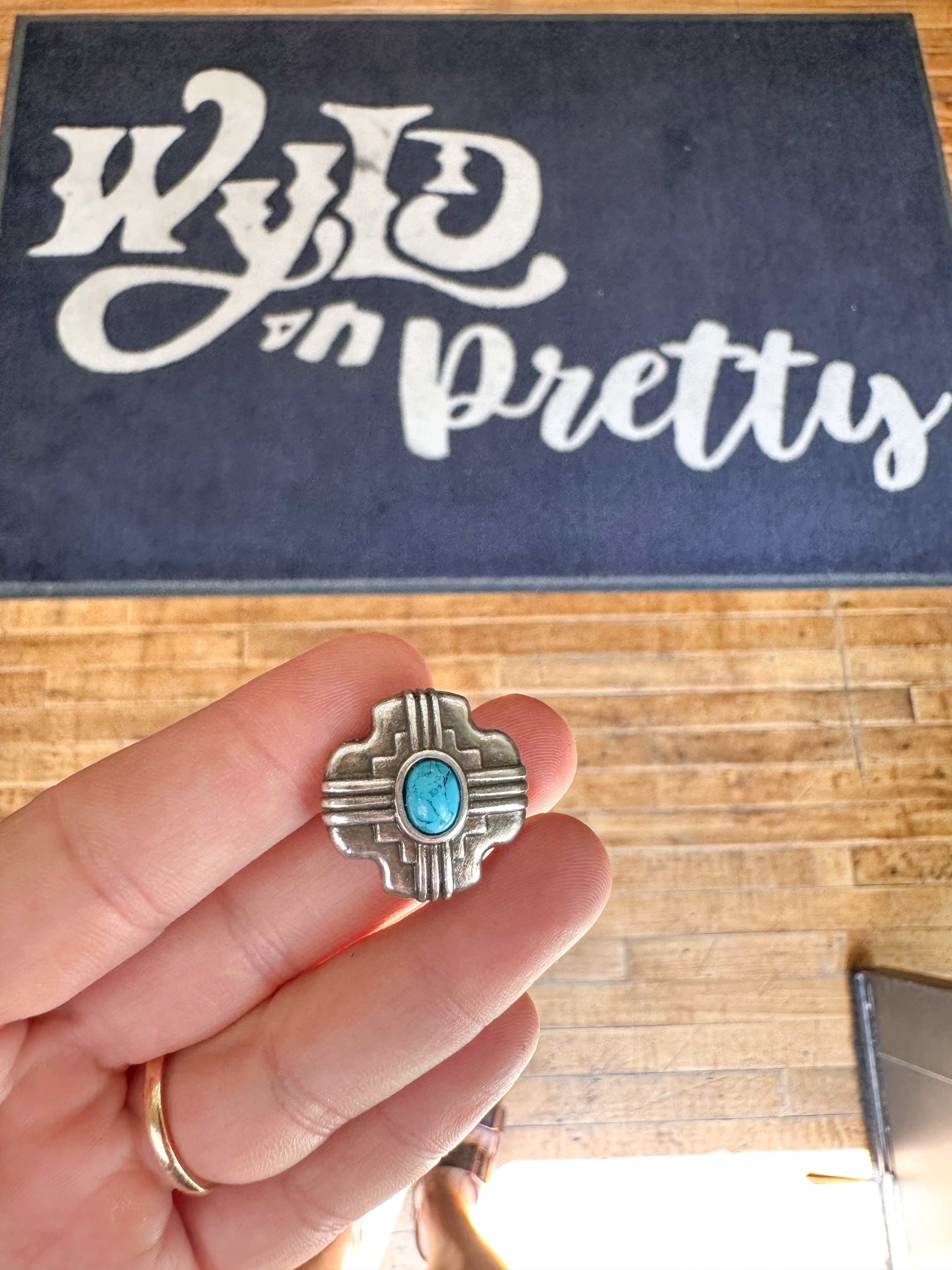 Concho Decorative Pin