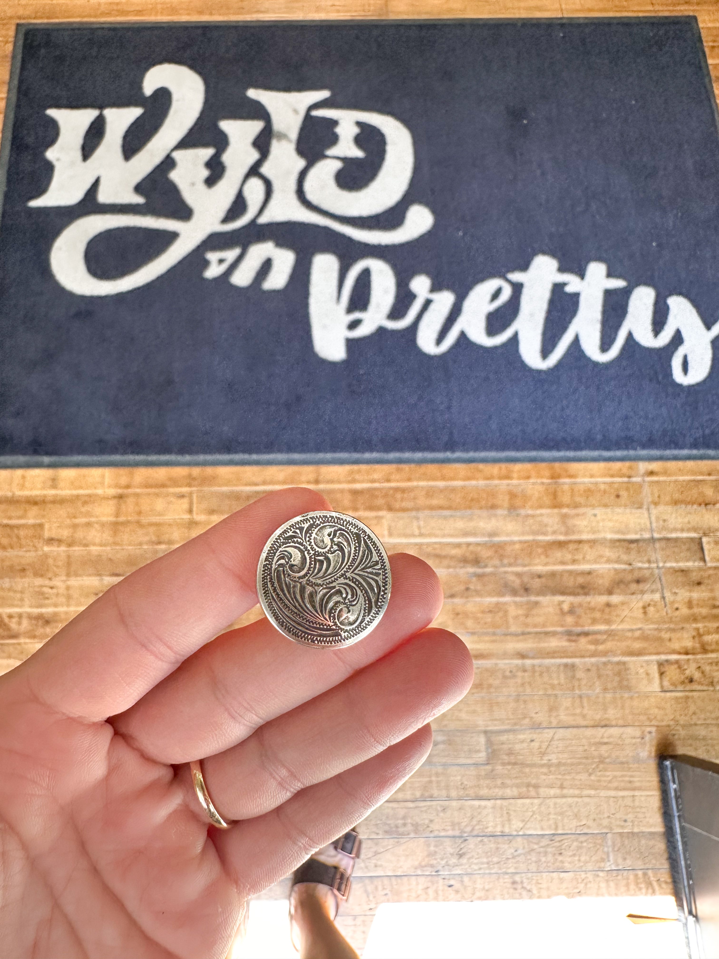 Concho Decorative Pin