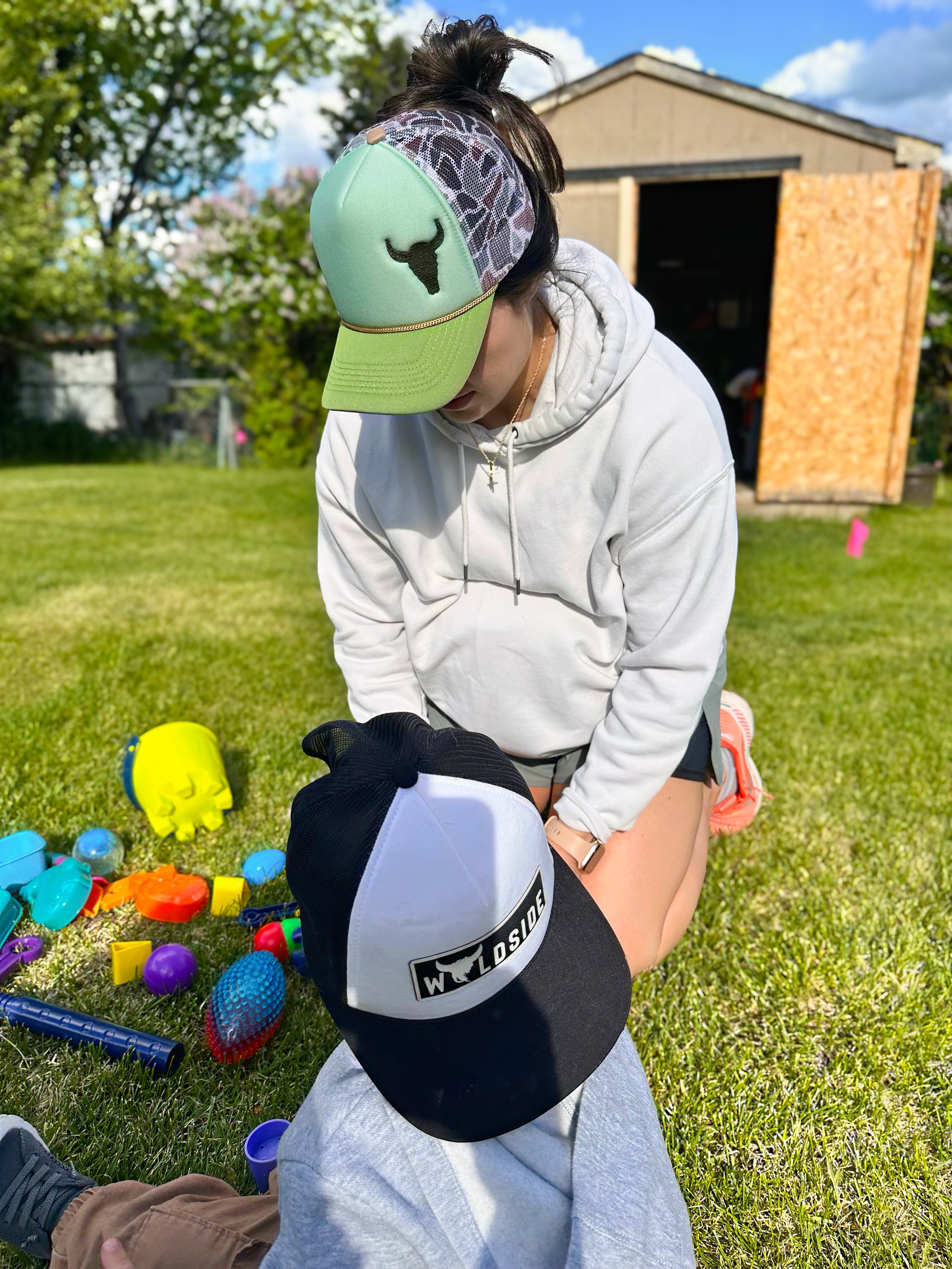 Duck Camo Wyld 'n Pretty Trucker Hat