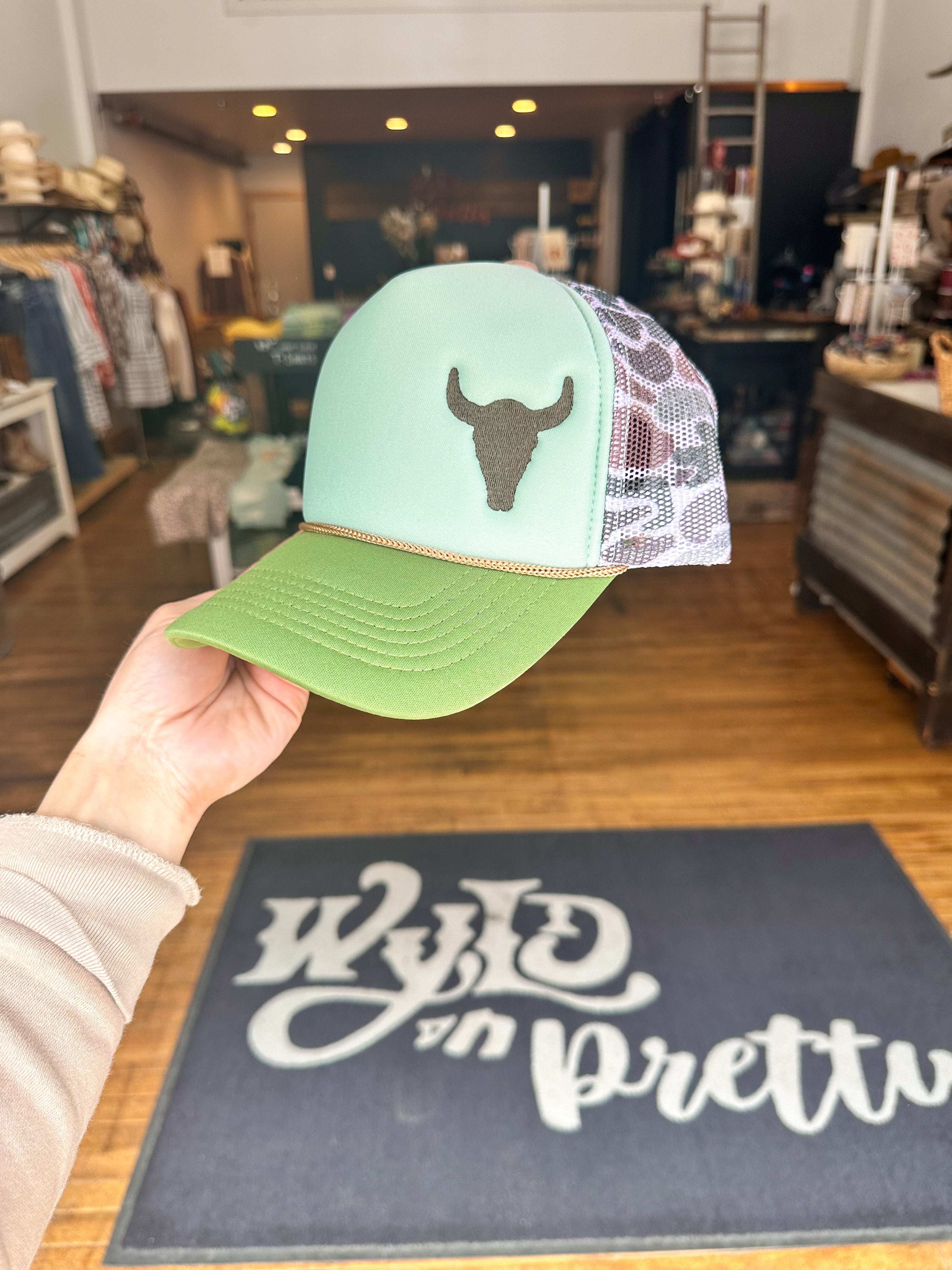 Duck Camo Wyld 'n Pretty Trucker Hat