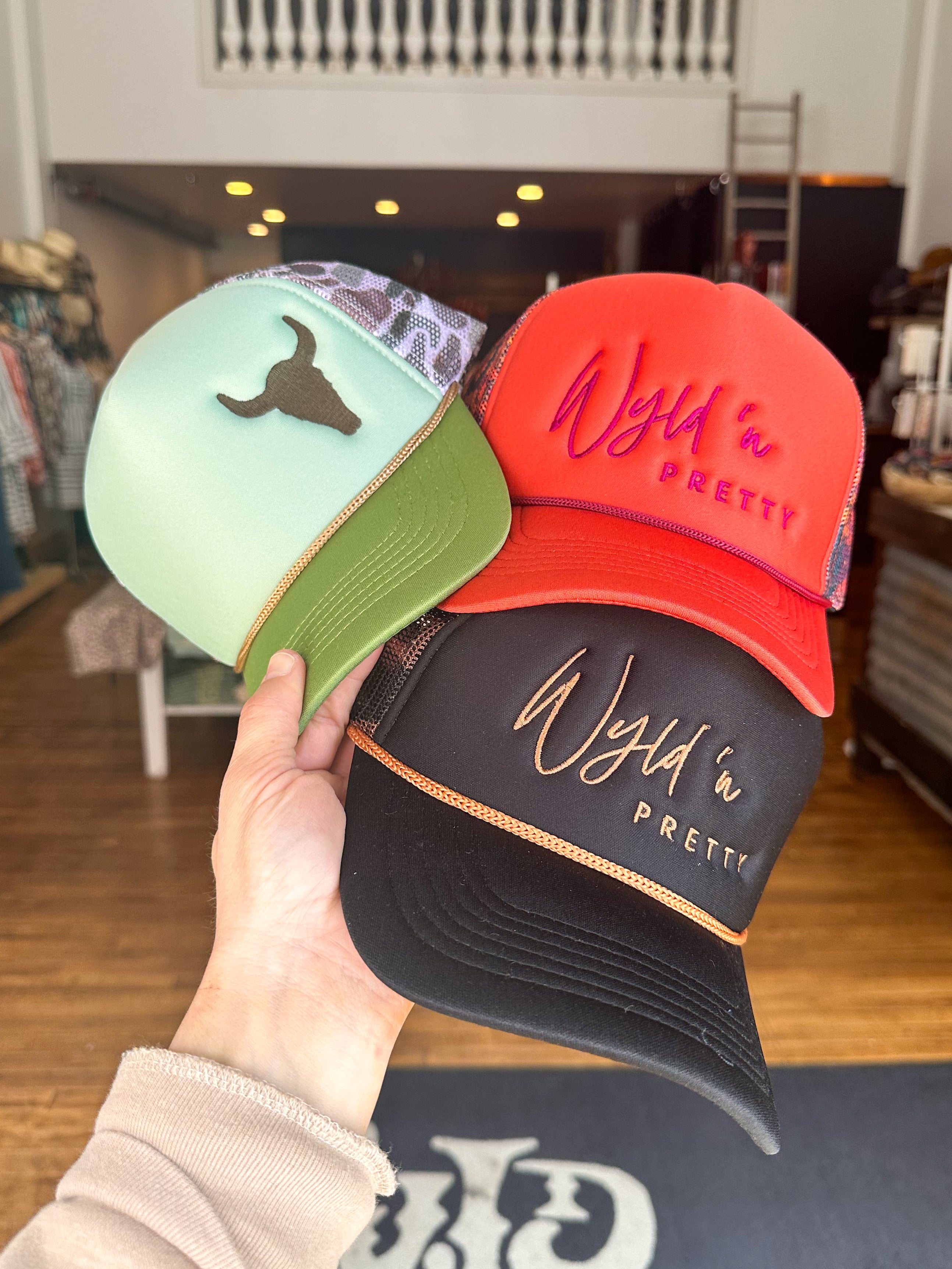 Flower Power Wyld 'n Pretty Trucker Hat