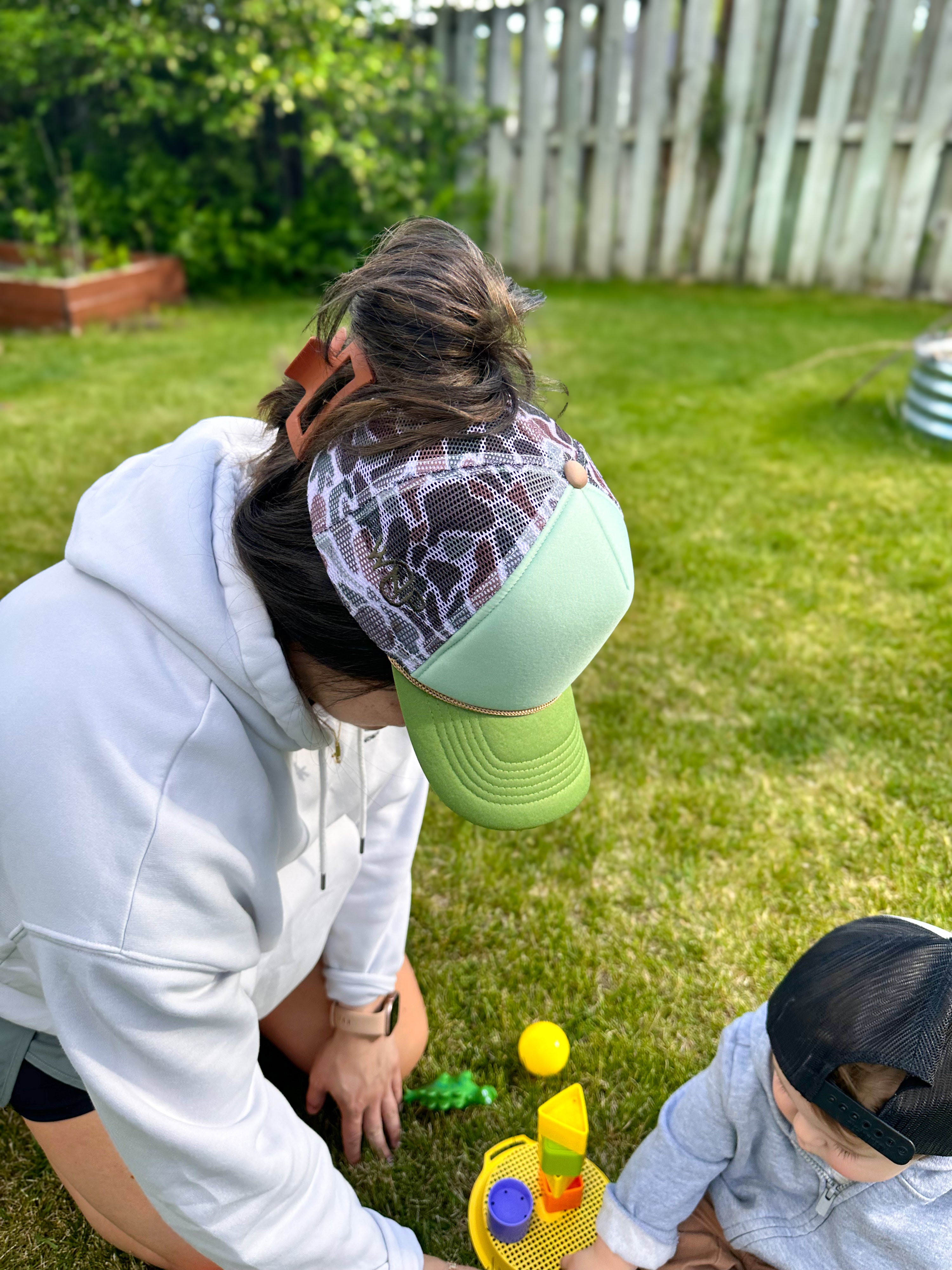 Duck Camo Wyld 'n Pretty Trucker Hat