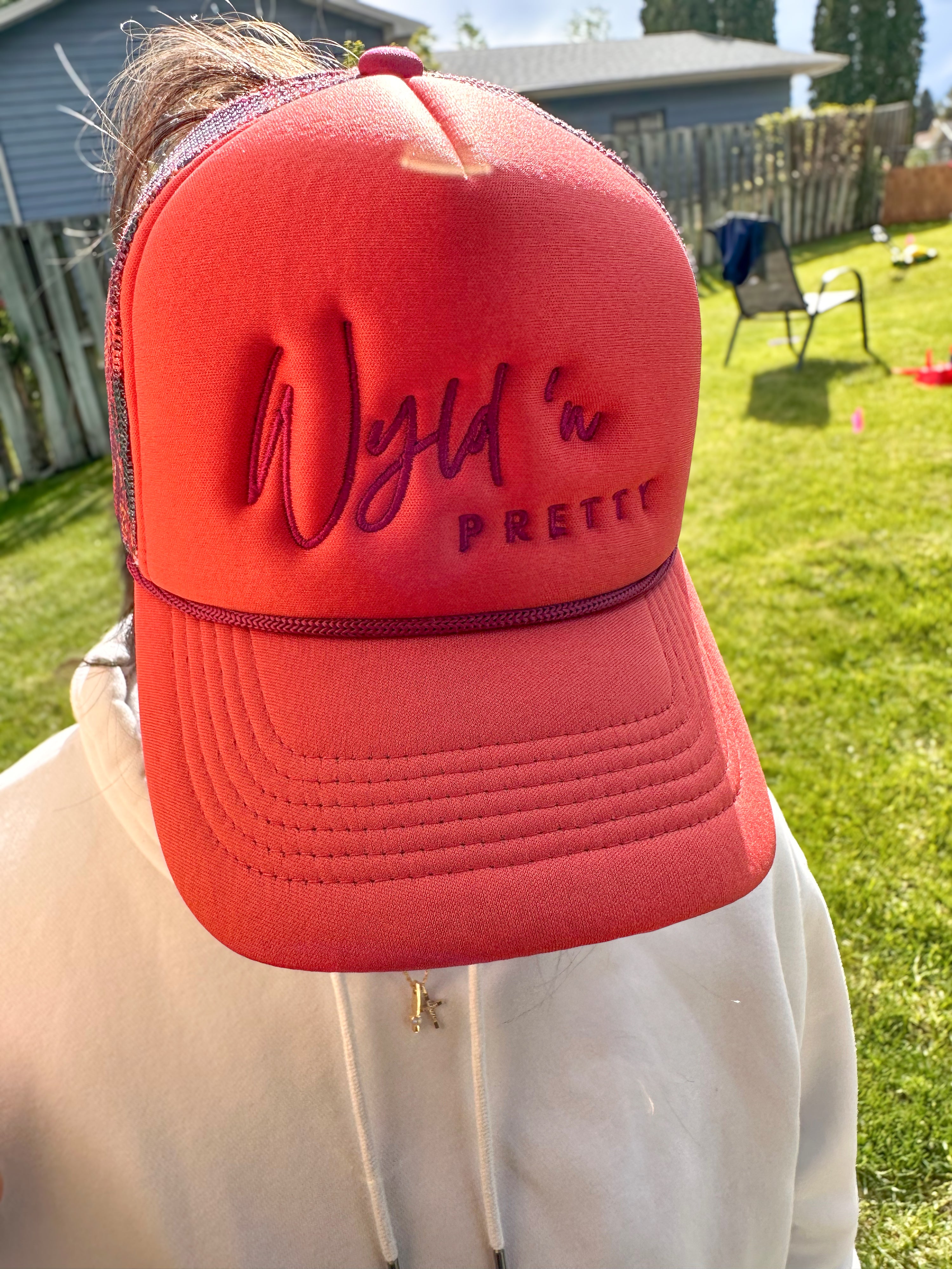 Flower Power Wyld 'n Pretty Trucker Hat