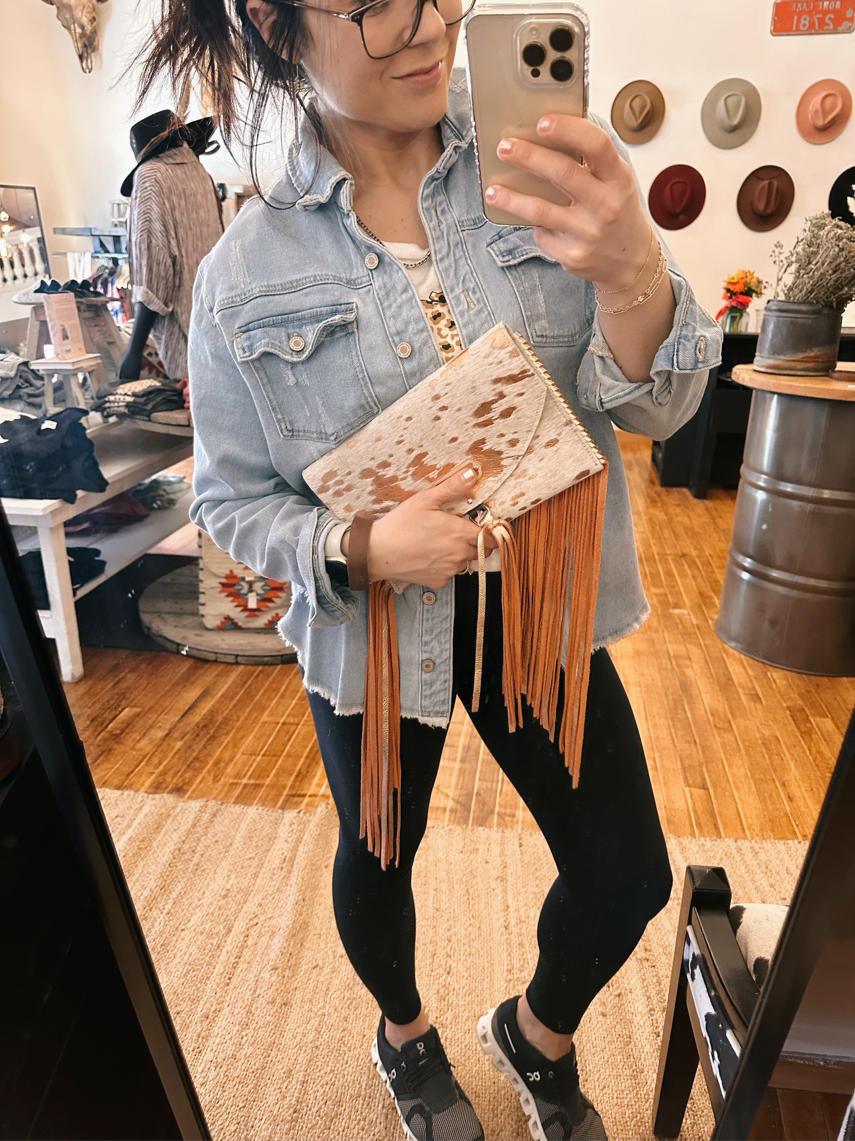 KLS Rose Gold Acid Wash Multi-Bag